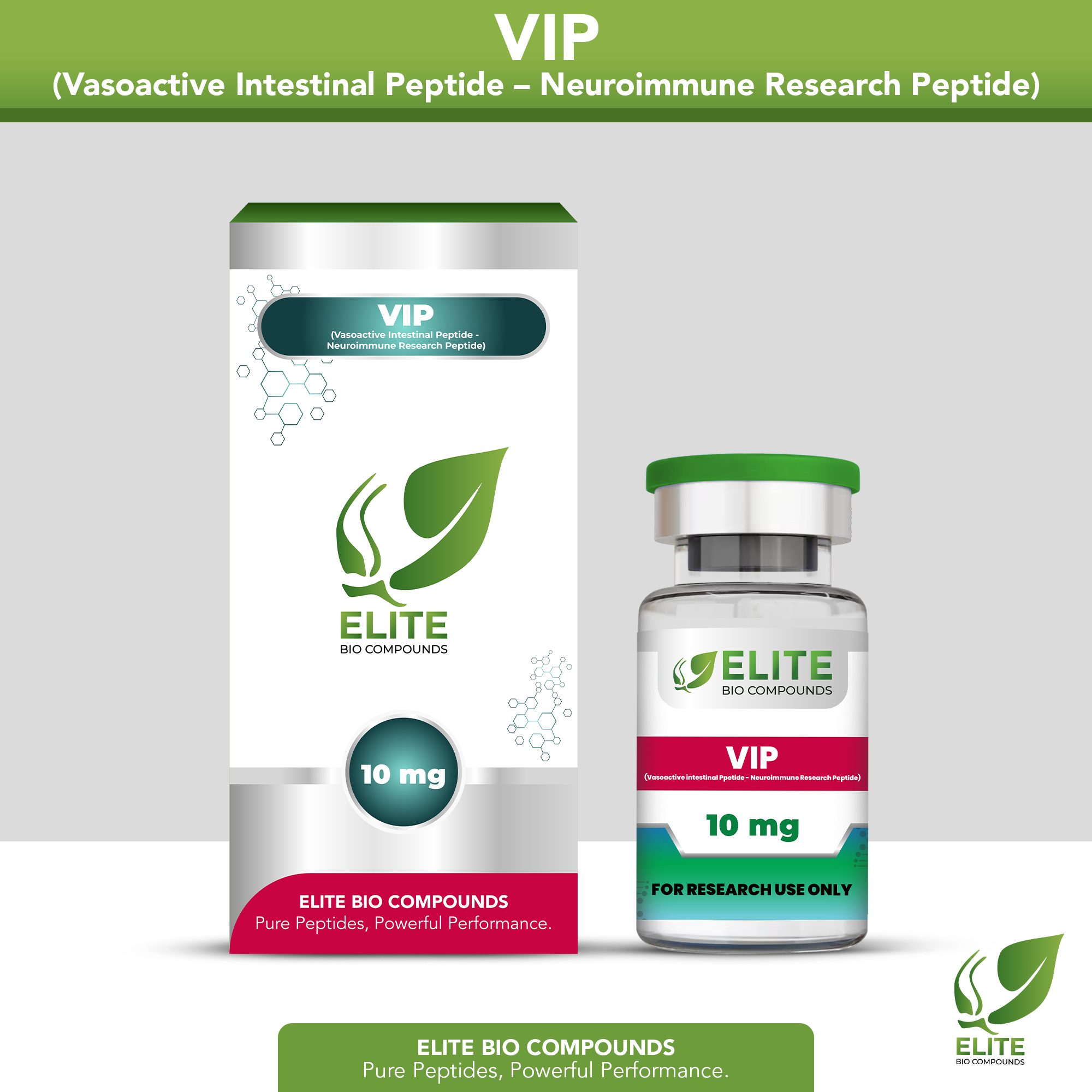 VIP (10 mg) | Immune Function, Cellular Health & Recovery Support | COA Verified