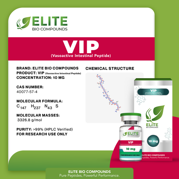 VIP (10 mg) | Immune Function, Cellular Health & Recovery Support | COA Verified